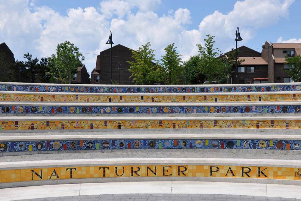 Katherine Hackl Public Art - Nat Turner Park